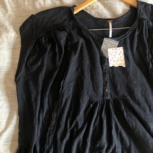 Free People Grey Top